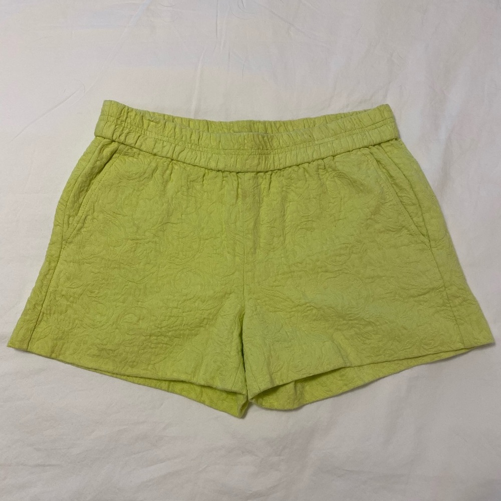 J. Crew Jacquard Elastic Waist Shorts